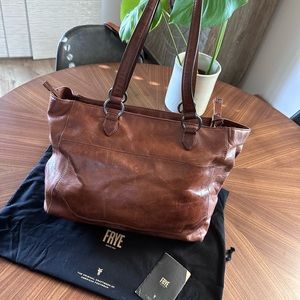 Frye. Leather. Melissa style tote.